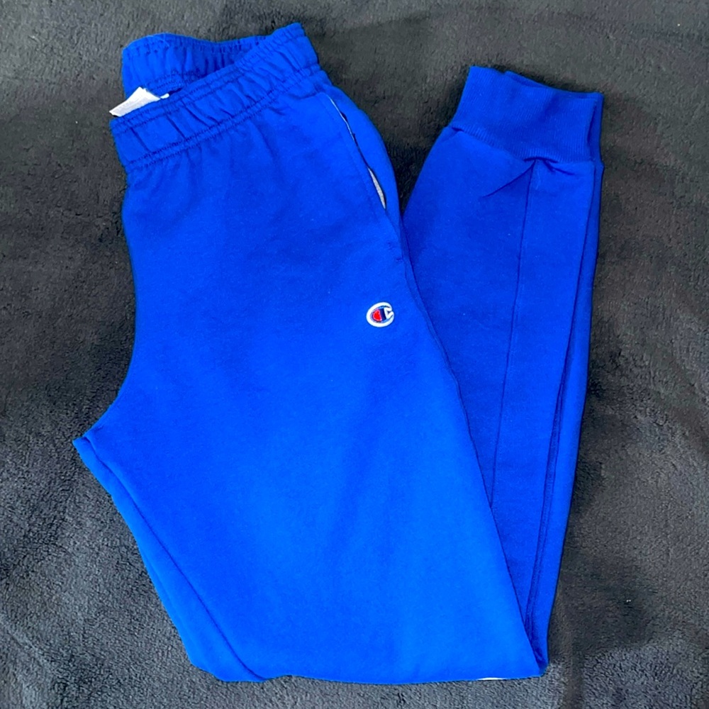 Sweatpants Brand: Champion Size Small Color: Royal Blue